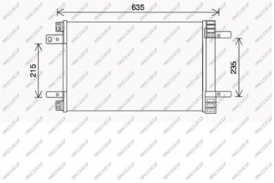 PG428C001 PRASCO Конденсатор, кондиционер