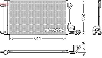 DCN02034 DENSO Конденсатор, кондиционер