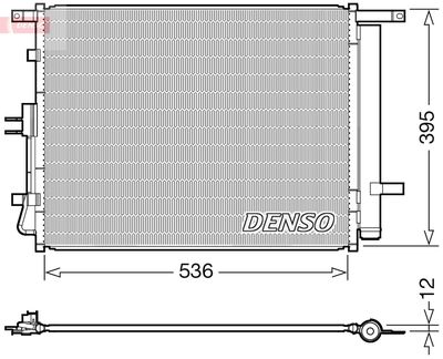 DCN43002 DENSO Конденсатор, кондиционер