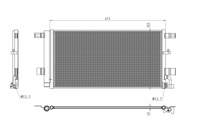 WG2160710 WILMINK GROUP Конденсатор, кондиционер