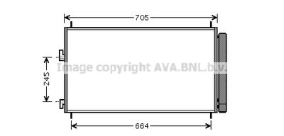 TO5410D AVA QUALITY COOLING Конденсатор, кондиционер