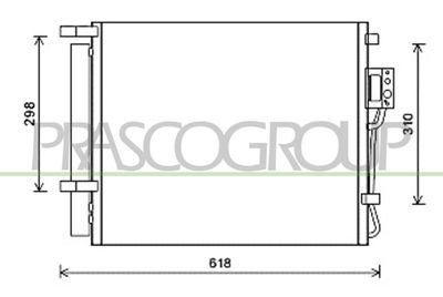 HN818C002 PRASCO Конденсатор, кондиционер