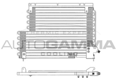 102833 AUTOGAMMA Конденсатор, кондиционер