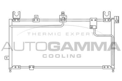 105729 AUTOGAMMA Конденсатор, кондиционер