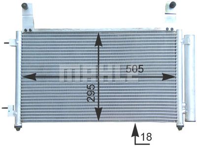 AC435000S MAHLE Конденсатор, кондиционер