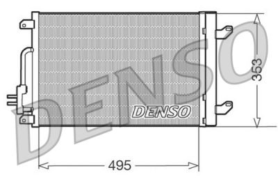 DCN13015 DENSO Конденсатор, кондиционер