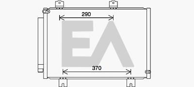 30C26040 EACLIMA Конденсатор, кондиционер