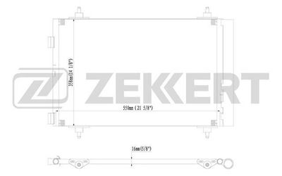 MK3093 ZEKKERT Конденсатор, кондиционер