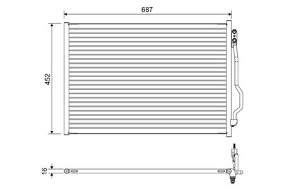 822643 VALEO Конденсатор, кондиционер