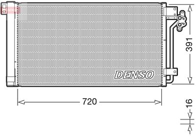 DCN32020 DENSO Конденсатор, кондиционер