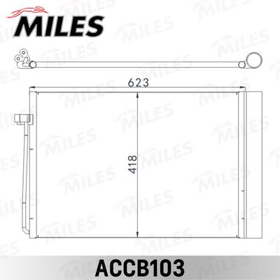 ACCB103 MILES Конденсатор, кондиционер