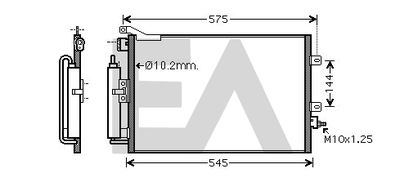 30C60025 EACLIMA Конденсатор, кондиционер