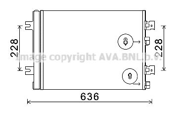 RTA5467D AVA QUALITY COOLING Конденсатор, кондиционер