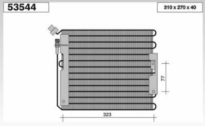 53544 AHE Конденсатор, кондиционер