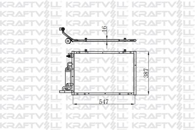 08060161 KRAFTVOLL GERMANY Конденсатор, кондиционер