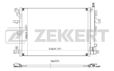 MK3111 ZEKKERT Конденсатор, кондиционер