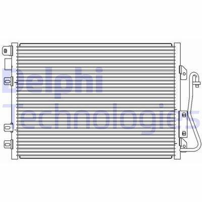 TSP0225620 DELPHI Конденсатор, кондиционер