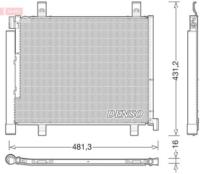 DCN32023 DENSO Конденсатор, кондиционер