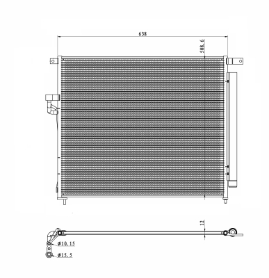 WG2160682 WILMINK GROUP Конденсатор, кондиционер