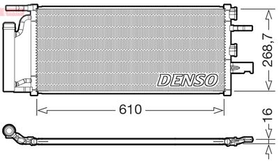 DCN05036 DENSO Конденсатор, кондиционер