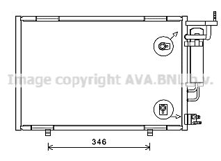 FD5583D AVA QUALITY COOLING Конденсатор, кондиционер