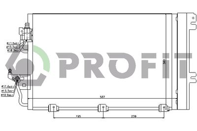 PR5052C1 PROFIT Конденсатор, кондиционер