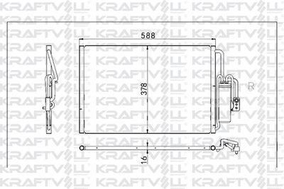 08060101 KRAFTVOLL GERMANY Конденсатор, кондиционер