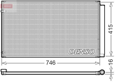DCN51017 DENSO Конденсатор, кондиционер