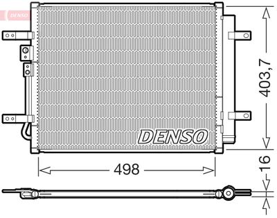 DCN41025 DENSO Конденсатор, кондиционер