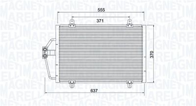 350203784000 MAGNETI MARELLI Конденсатор, кондиционер