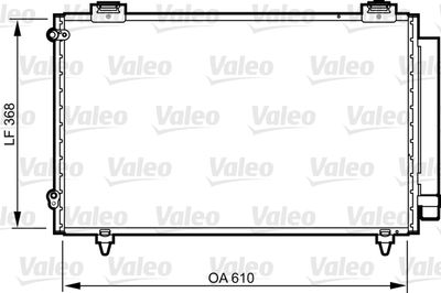 814263 VALEO Конденсатор, кондиционер