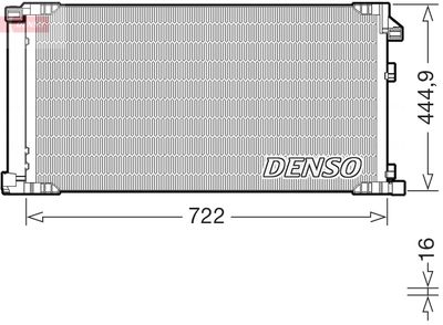 DCN51019 DENSO Конденсатор, кондиционер