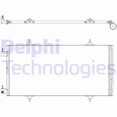 TSP0225637 DELPHI Конденсатор, кондиционер