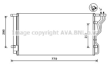 HY5298D AVA QUALITY COOLING Конденсатор, кондиционер