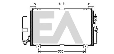 30C51016 EACLIMA Конденсатор, кондиционер