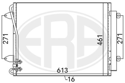 667108 ERA Конденсатор, кондиционер