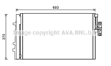 BWA5479D AVA QUALITY COOLING Конденсатор, кондиционер