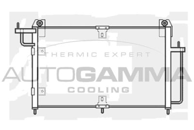 107173 AUTOGAMMA Конденсатор, кондиционер