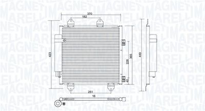 350203753000 MAGNETI MARELLI Конденсатор, кондиционер