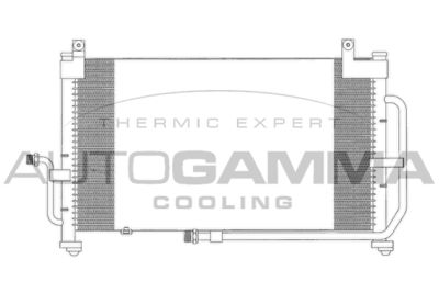 103278 AUTOGAMMA Конденсатор, кондиционер