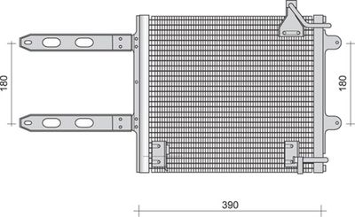 350203291000 MAGNETI MARELLI Конденсатор, кондиционер