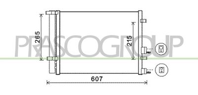 HN200C001 PRASCO Конденсатор, кондиционер