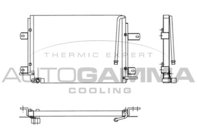 102794 AUTOGAMMA Конденсатор, кондиционер