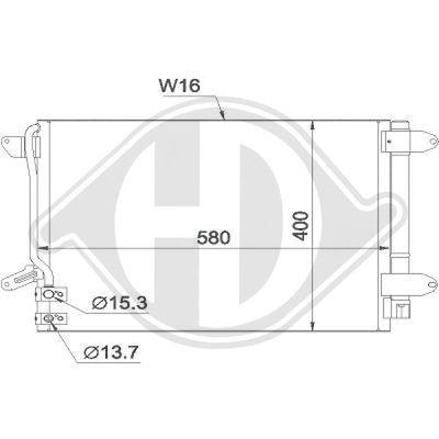 DCC1865 DIEDERICHS Конденсатор, кондиционер