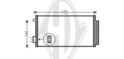 DCC1637 DIEDERICHS Конденсатор, кондиционер