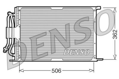 DCN10005 DENSO Конденсатор, кондиционер