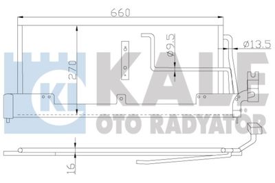 388800 KALE OTO RADYATÖR Конденсатор, кондиционер