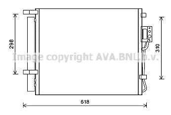 HY5310D AVA QUALITY COOLING Конденсатор, кондиционер