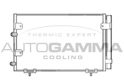103859 AUTOGAMMA Конденсатор, кондиционер