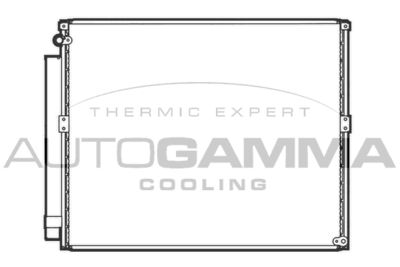 107295 AUTOGAMMA Конденсатор, кондиционер